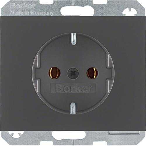 Berker 41157006 Steckdose SCHUKO K.1 anthrazit, matt Mesch Shop Berker 41157006 Steckdose SCHUKO K.1 anthrazit, matt Mesch Shop